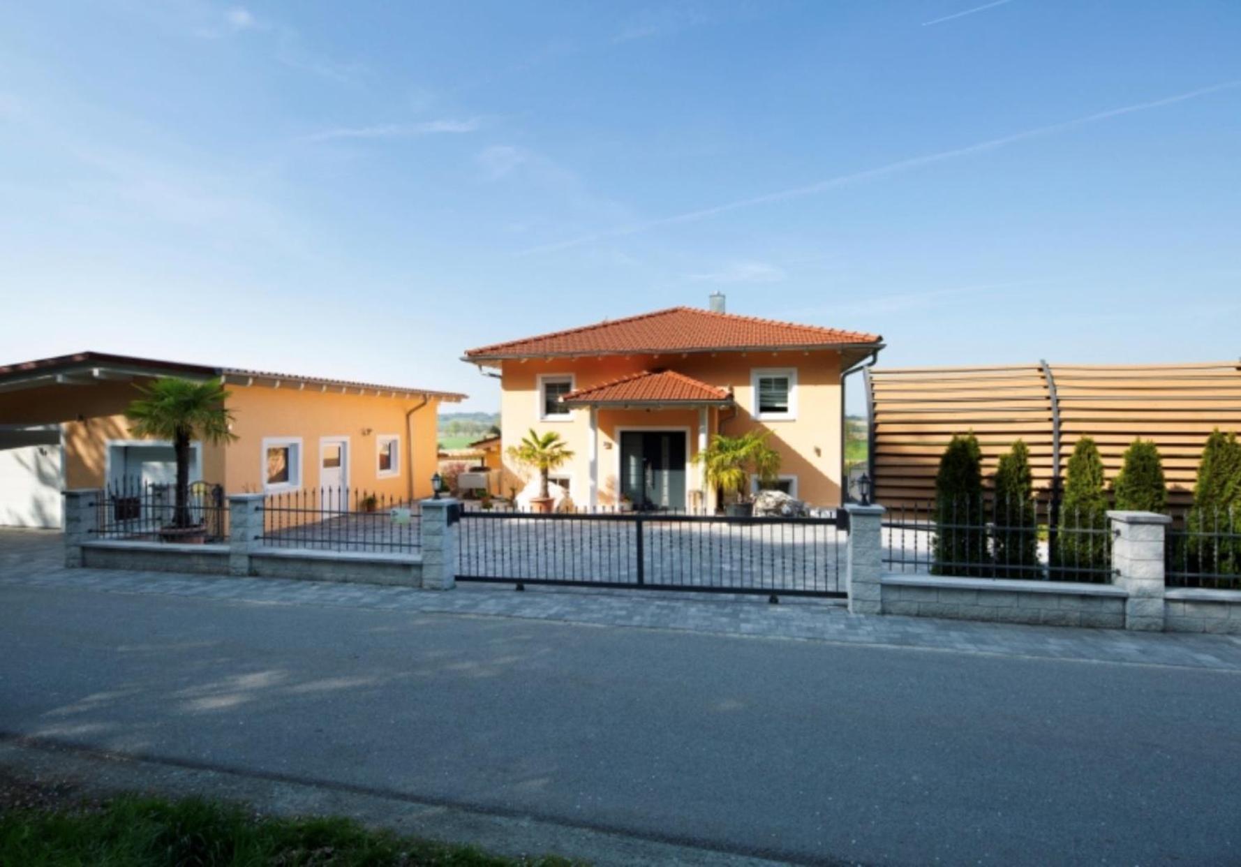 5 Sterne Centurion Ferienhaus Villa 2 Pools 86 Zoll Tv Aldersbach Bagian luar foto