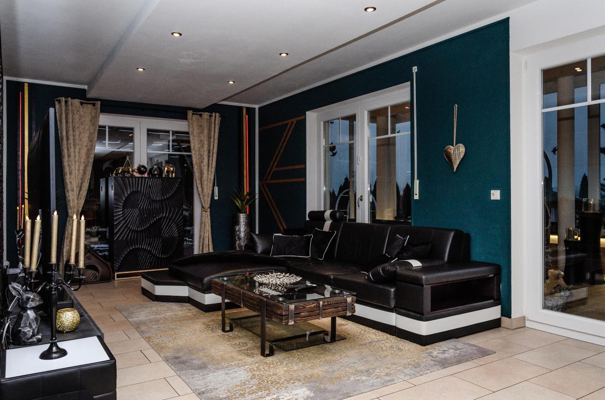 5 Sterne Centurion Ferienhaus Villa 2 Pools 86 Zoll Tv Aldersbach Bagian luar foto